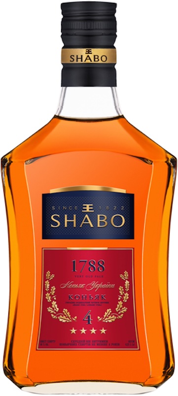 Коньяк України Шабо 1788 0,25л 40%